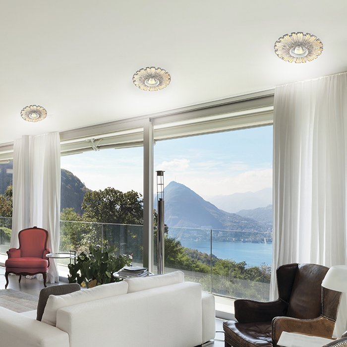 Встраиваемый светильник с узорами Pattern 370325 Novotech