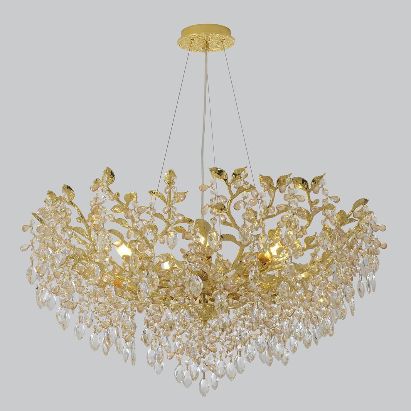 Подвесная люстра Crystal Lux Eden EDEN SP10 GOLD