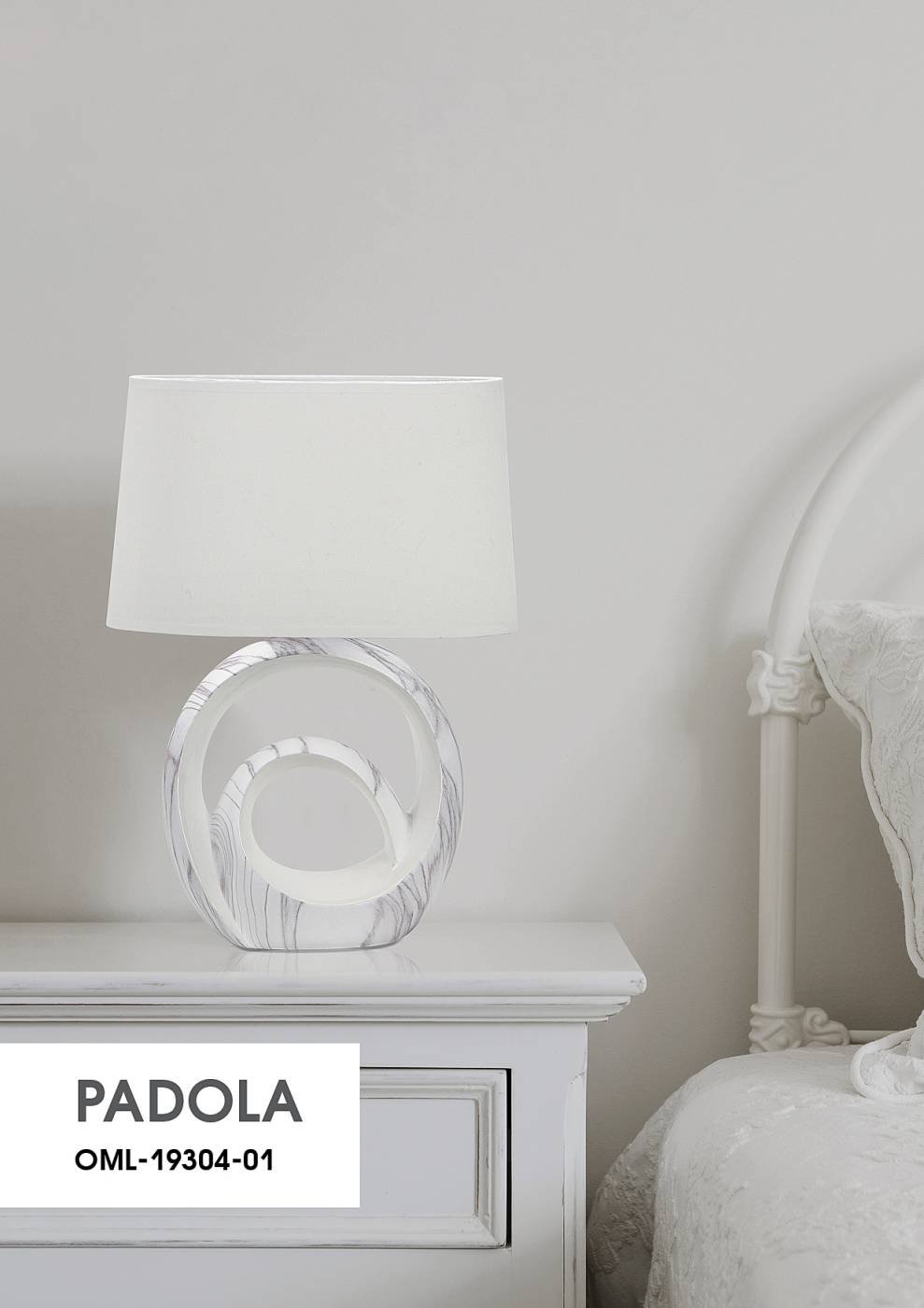 OML-19304-01 Настольная лампа Omnilux Padola OML-19304-01