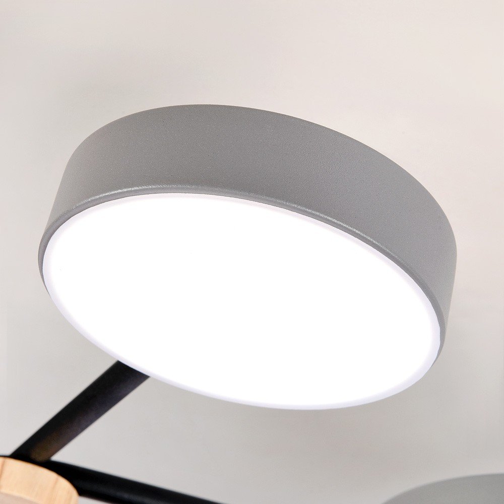 L3201-780 GR Потолочная люстра L LED4U L3201-780 GR
