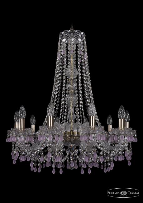 1410/10/240/h-74 Pa V7010 Подвесная хрустальная люстра 1410 Bohemia 1410/10/240/h-74 Pa V7010