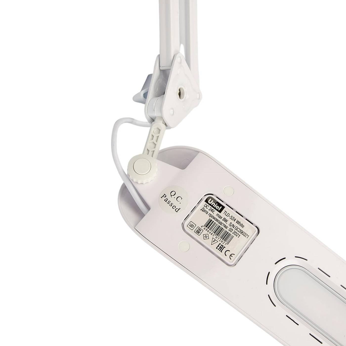 Настольная лампа Uniel TLD-524 White/LED/500Lm/4500K/Dimmer