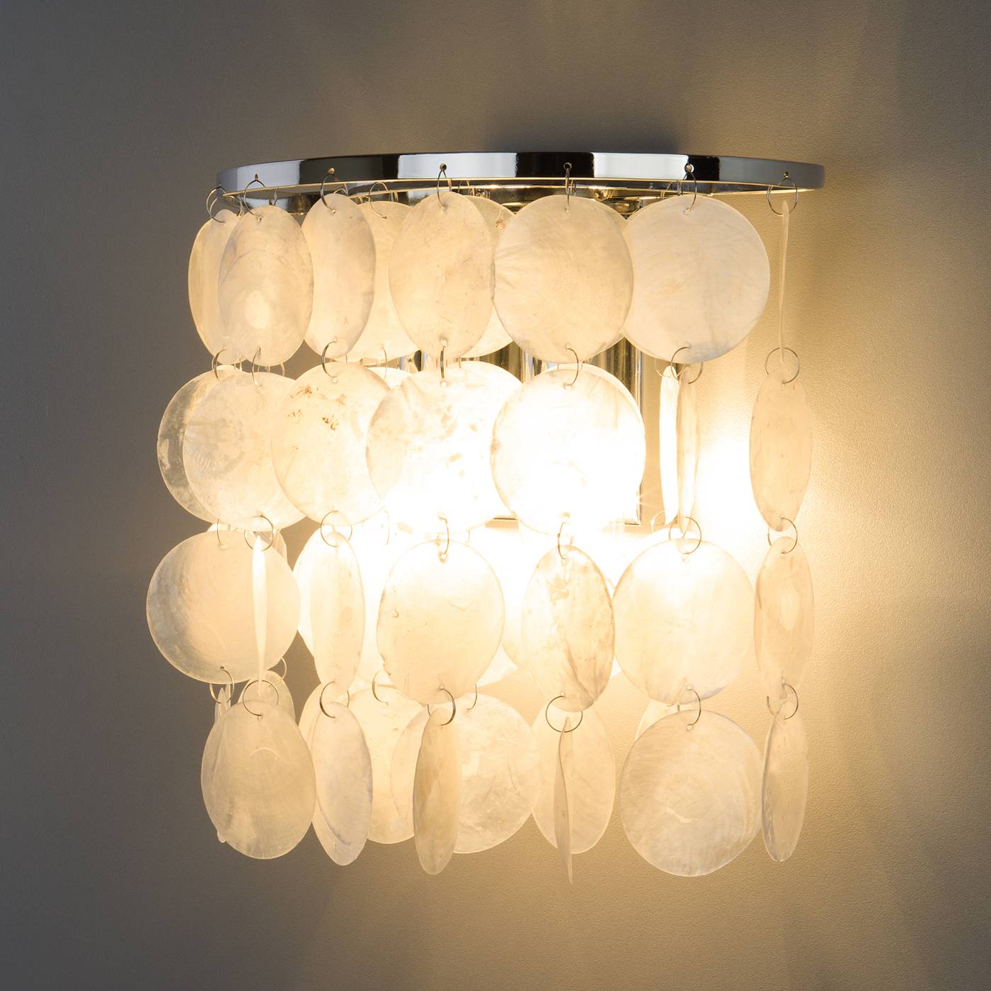 Настенное бра Eurosvet Sandra 60084/2 хром/перламутр