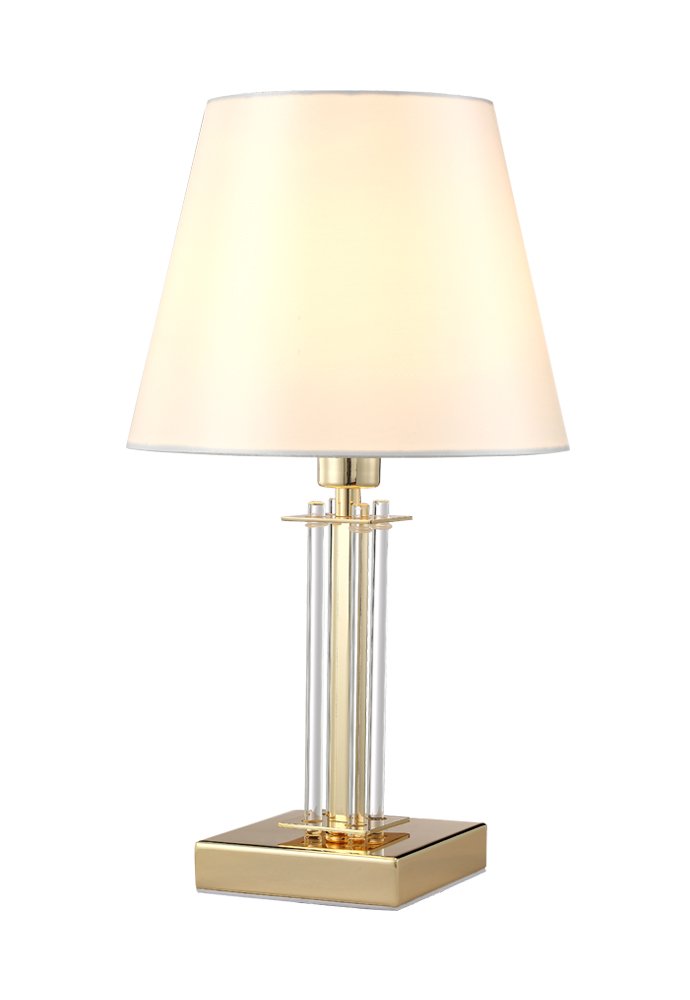 NICOLAS LG1 GOLD/WHITE Настольная лампа Crystal Lux Nicolas NICOLAS LG1 GOLD/WHITE