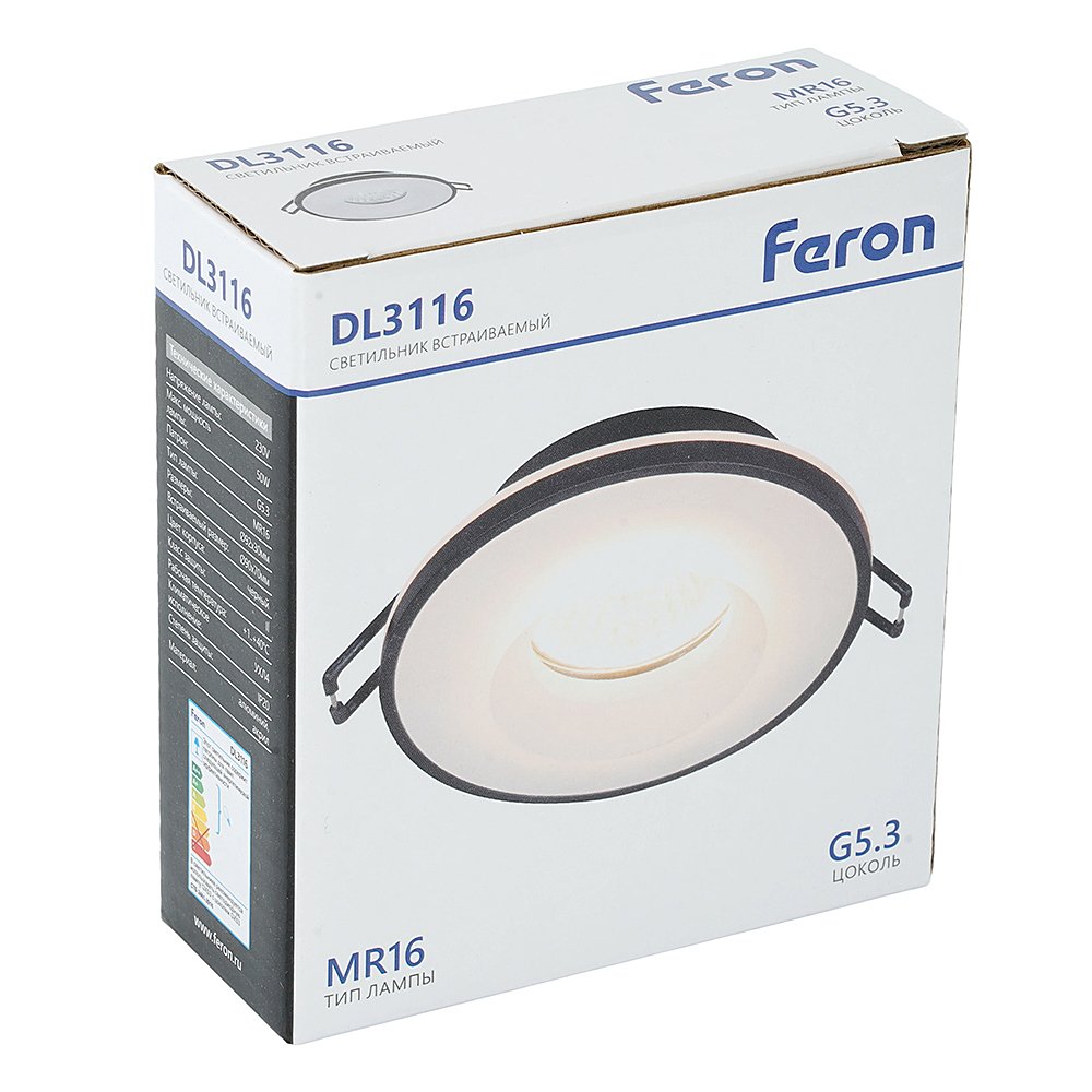 Встраиваемый светильник Feron DL3116 51939