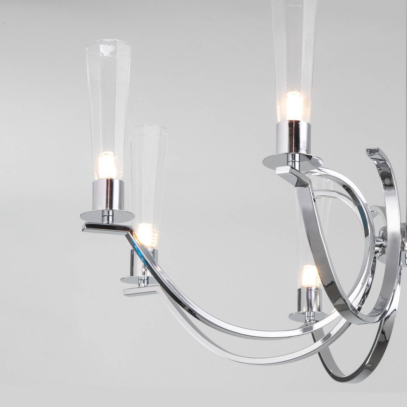 Потолочная люстра Eurosvet Rosher 60141/8 хром