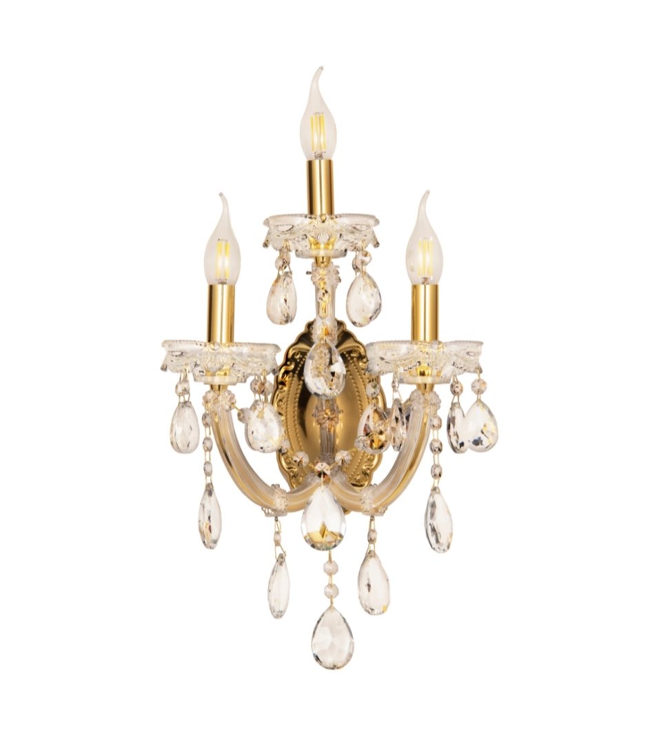 Настенное бра Lumina Deco Eliza LDW 7029-3 GD