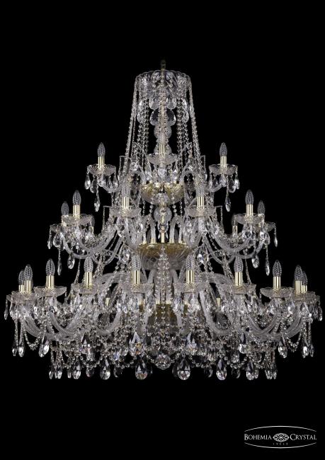Подвесная хрустальная люстра 1411 Bohemia 1411/20+10+5/460/3d G