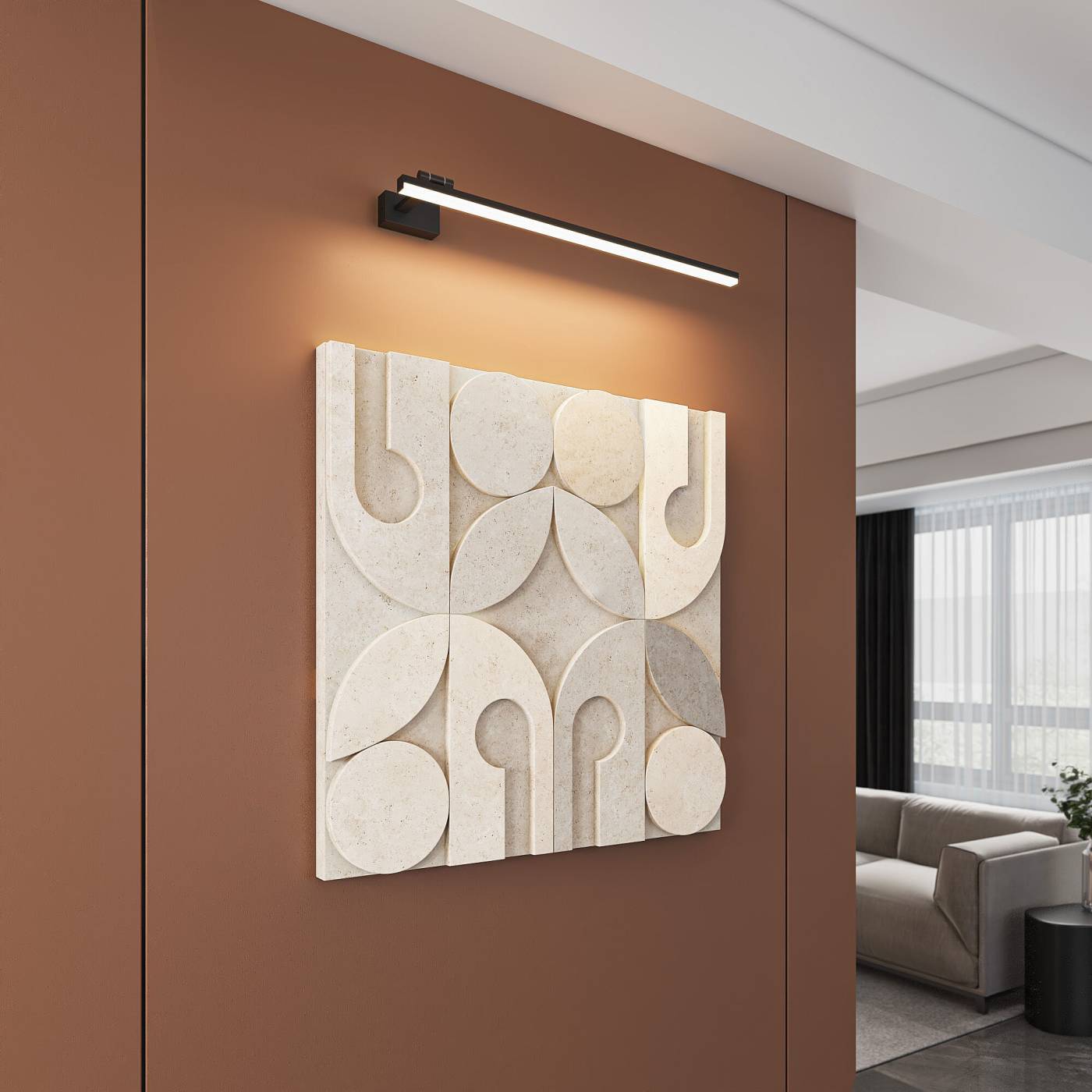 Acento черный (40155/LED) 3000K Подсветка зеркал и полок Elektrostandard Acento Acento черный (40155/LED) 3000K