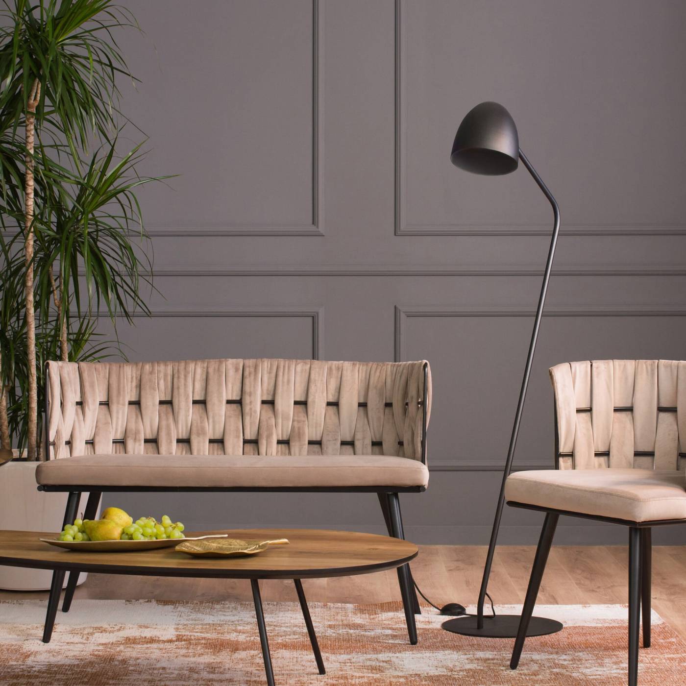 16162 Soho Black Торшер напольный Soho TK Lighting 16162 Soho Black