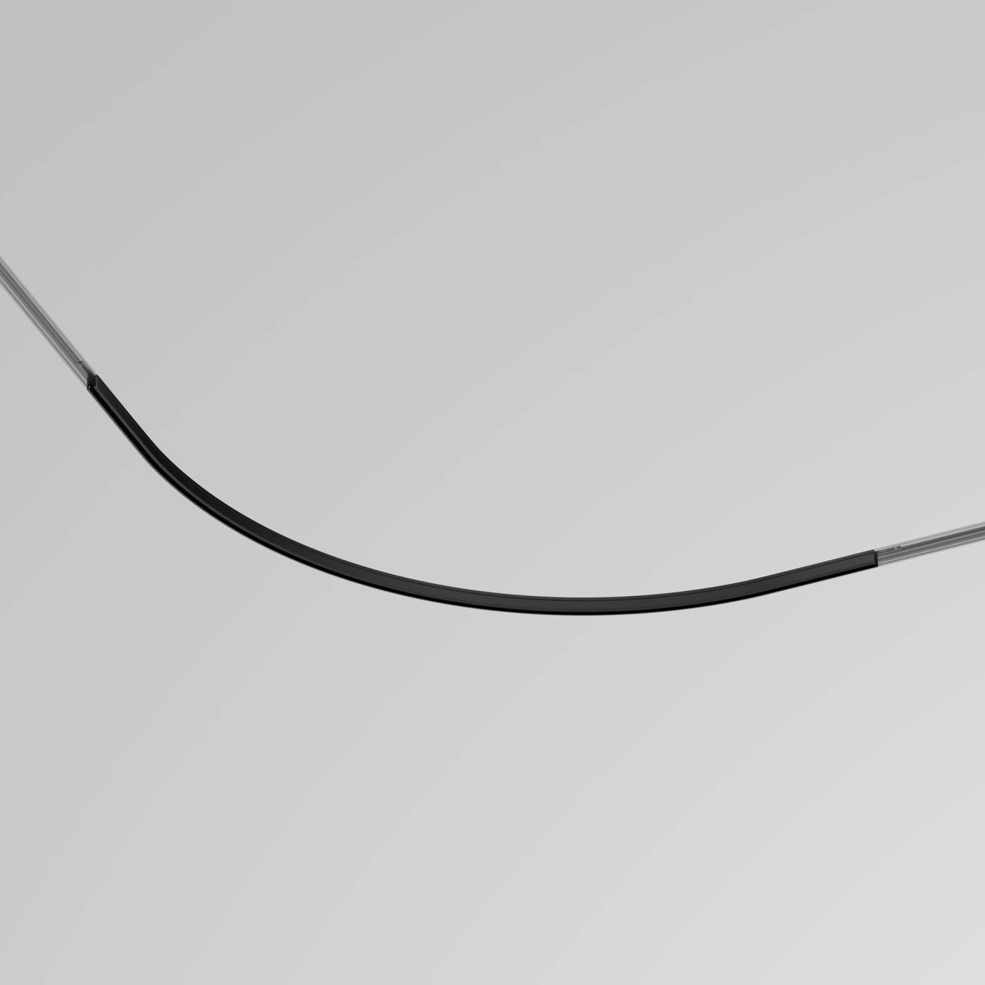 TRA184-R900-11B Коннектор радиусный R900 накладной Maytoni Accessories for tracks Levity TRA184-R900-11B