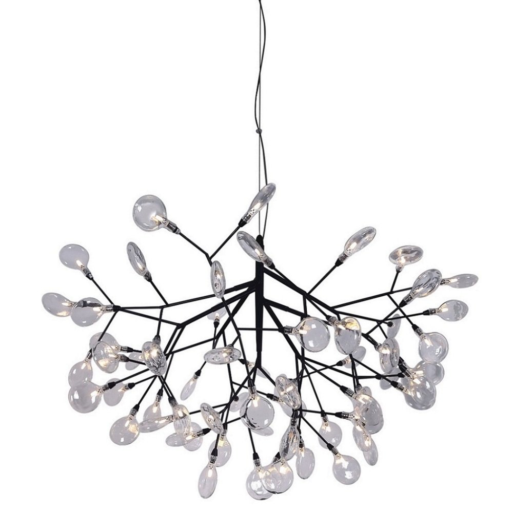 EVITA SP63 BLACK/TRANSPARENT Подвесная люстра Crystal Lux EVITA SP63 BLACK/TRANSPARENT