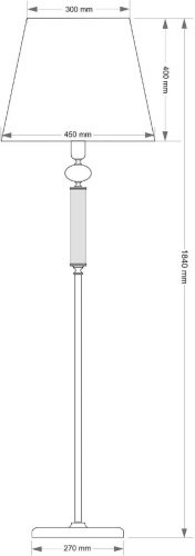 Торшер Kutek Rossano ROS-LS-1(Z/A)
