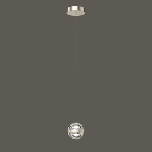 Светильник подвесной Delight Collection Frizzante MD23030088-1A nickel/clear