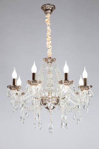 OML-74803-08 Подвесная хрустальная люстра Gadoni Omnilux OML-74803-08