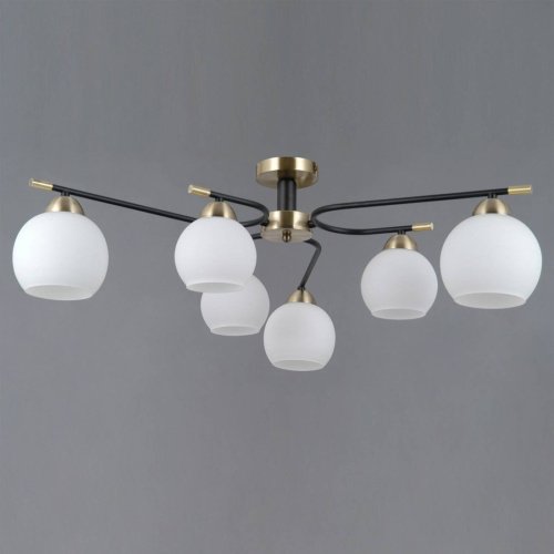 Потолочная люстра ILLUMICO IL0638-6CSQ-24 AB BK LIBRA