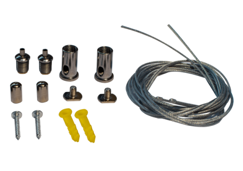 Подвесной комплект для магнитного шинопровода (2 шт.) Crystal Lux Ux5 CLT 0.206 01