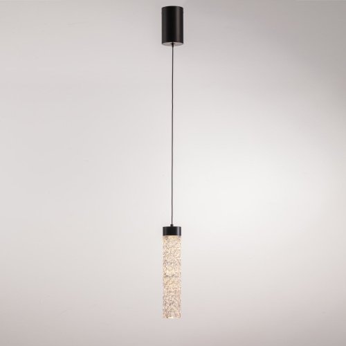 Светильник подвесной Delight Collection MD24030028 MD24030028-1A matt black/clear
