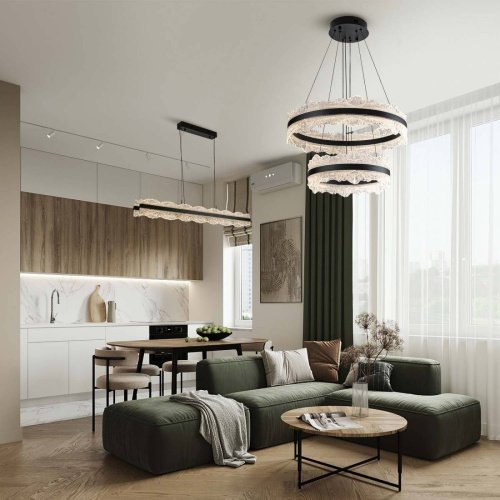 Подвесная люстра MS Modelux MS.9525.600.400 BK
