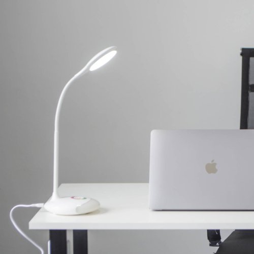 TLD-535 White/LED/250Lm/5500K/Dimmer Настольная лампа Uniel TLD-535 White/LED/250Lm/5500K/Dimmer