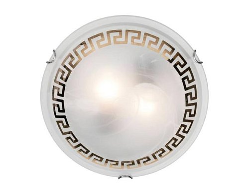 000040381 Настенно потолочный светильник Мелодия Света Greece R4001-2W-300 MAT WT+GD 000040381