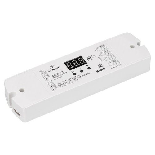 Декодер DMX512 для трансляции DMX512 сигнала ШИМ(PWM) Arlight 023824