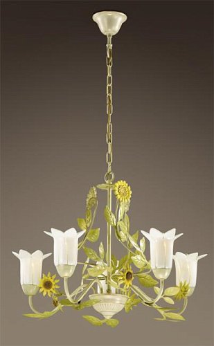 Люстра подвесная с цветочками Sunflower 2651/5 Odeon Light