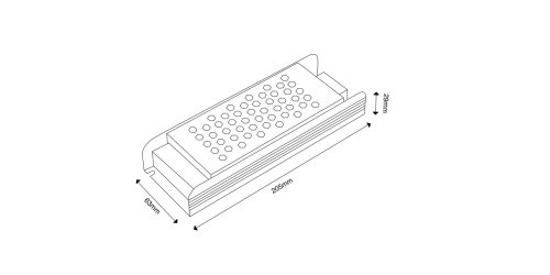 00-00006956 Блок питания с TRIAC диммированием IP20, 200Вт, 24В YA-TR SWG PRO 00-00006956