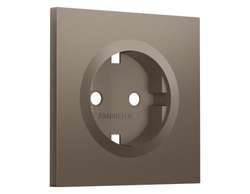 SP6360 SP6360 Лицевая панель SIGMA (Темная бронза матовый) для электрической розетки с/з QUANT PRO