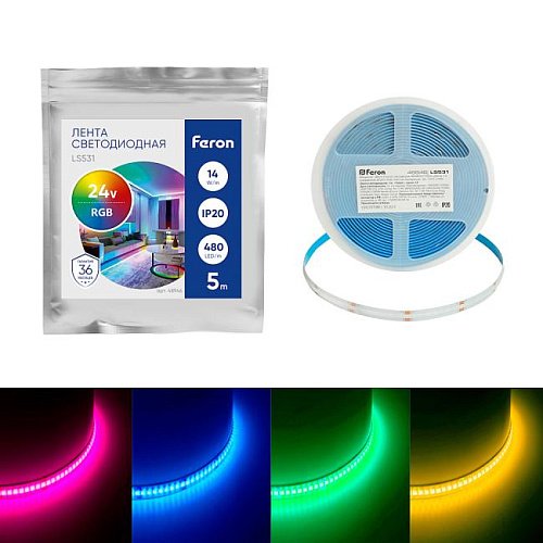 LED лента Feron LS531 48946
