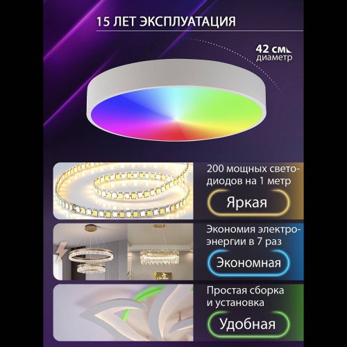 Светильник потолочный Natali Kovaltseva Modern LED LAMPS 81105/1C