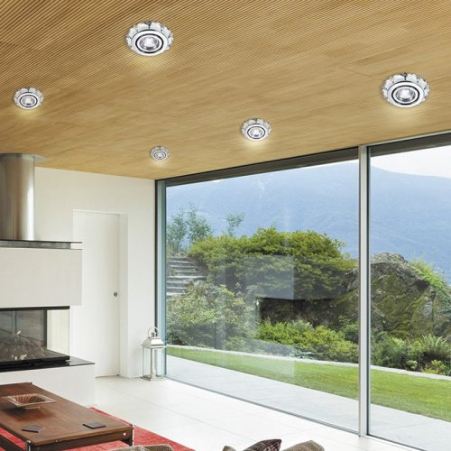 Встраиваемый светильник с узорами Grain 370296 Novotech