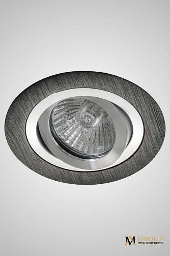 AM122 BK-CH Встраиваемый светильник AM Group Am12 AM122 BK-CH