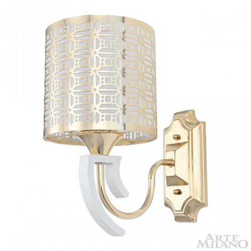308857/1W Wh/Gd Настенное бра Arte Milano Florentia-8857 308857/1W Wh/Gd