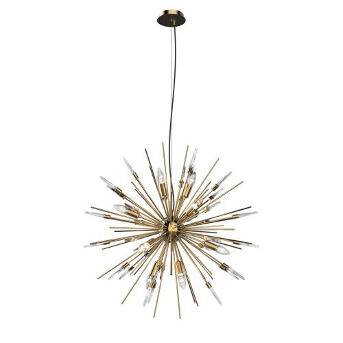 Подвесная люстра Delight Collection Boivin MD2094-12A gold/rock crystal