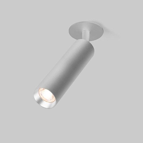 Встраиваемый светильник Elektrostandard Diffe Diffe серебряный 8W 4200K (25040/LED)