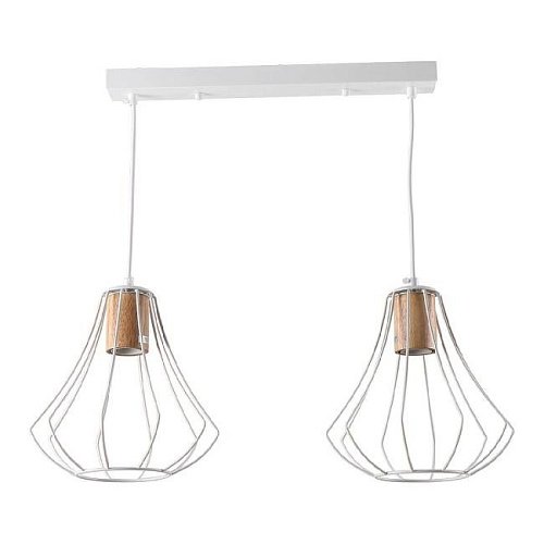 Светильник подвесной IMEX MD.9052-2-P-WH+WOOD