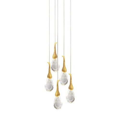 OMG07287-5 gold Светильник подвесной Delight Collection Seed OMG07287-5 gold