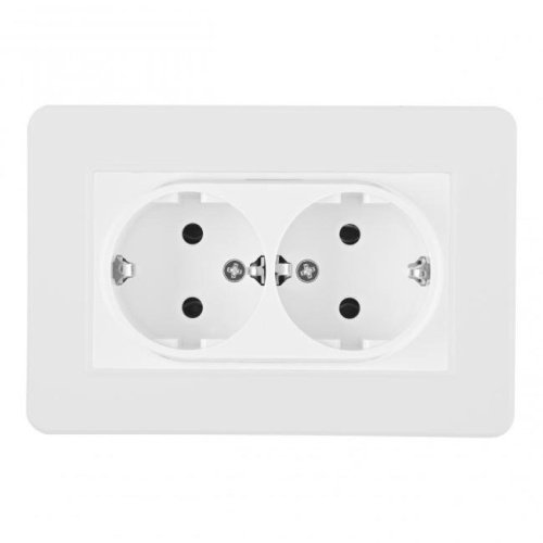 Розетка Arte Milano Set16-2 SET16-double-40-2 white