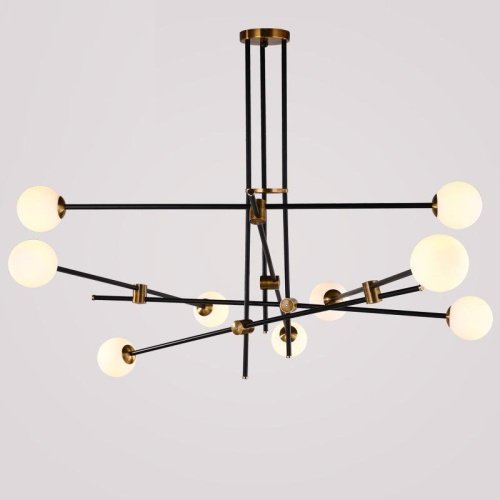 9389P/9 black/gold Потолочная люстра Delight Collection Bistro Globe 9389P/9 black/gold
