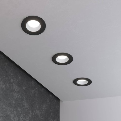 Встраиваемый светильник Elektrostandard 122 MR16 122 MR16 серебро/черный