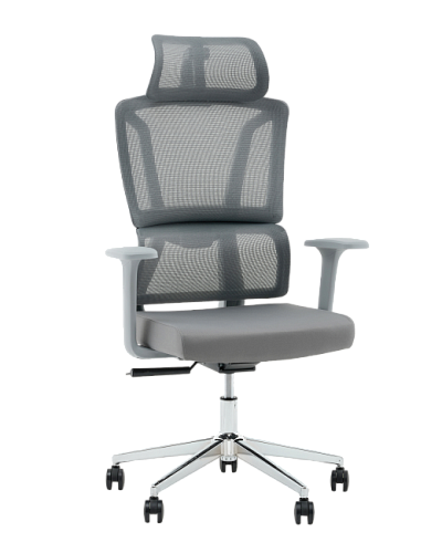 WH-1288G grey Кресло офисное Stool Group WH-1288G grey