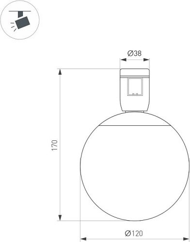 Трековый светильник Arlight Apriori 039290