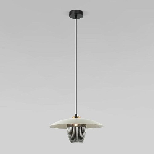 Светильник подвесной Eurosvet Kamari 50259/1 белый/дымчатый