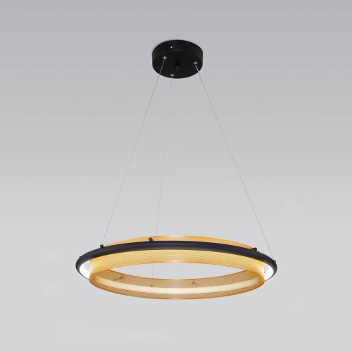 Светильник подвесной Eurosvet Imperio 90241/1 черный/ золото Smart