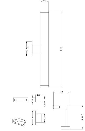 687065 Подсветка зеркал и полок Deko-Light Mirror 687065