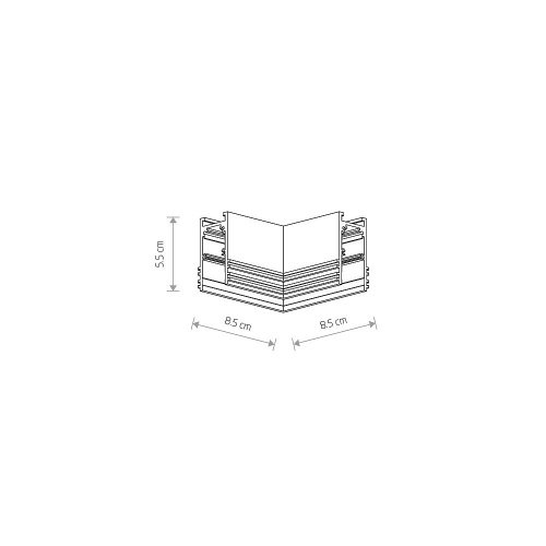 Коннектор угловой Nowodvorski Lvm Horizontal 10158