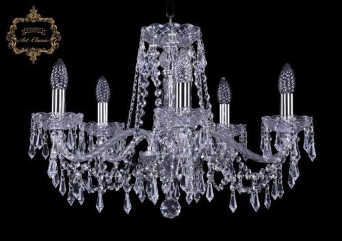 11.23.5.200.Cr.Dr Подвесная хрустальная люстра 11.23 Art Classic 11.23.5.200.Cr.Dr