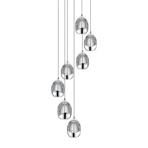 Люстра каскадная Delight Collection Terrene MD13003023-12A chrome