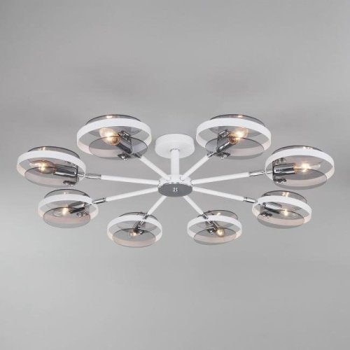 70121/8 белый Smart Потолочная люстра Eurosvet Gallo 70121/8 белый Smart